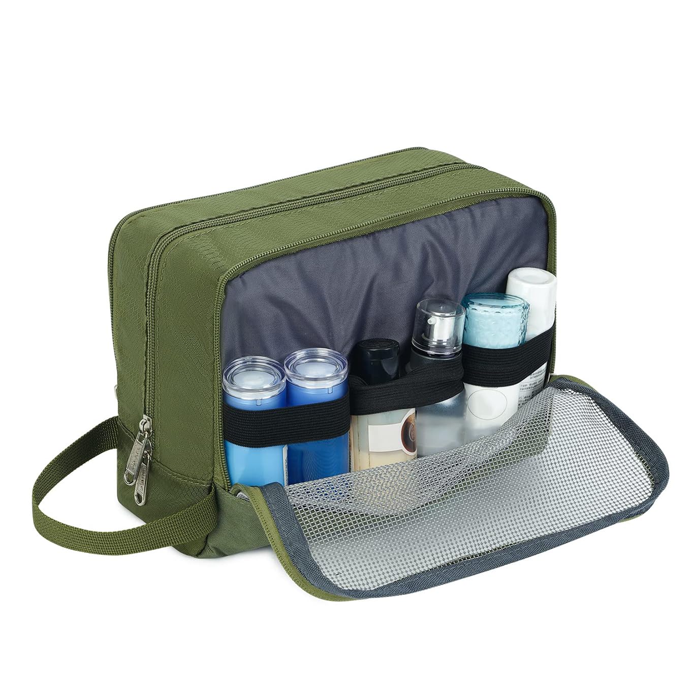 Toiletry Bag Hanging Dopp Kit Shaving Small Toiletry Bag, Green